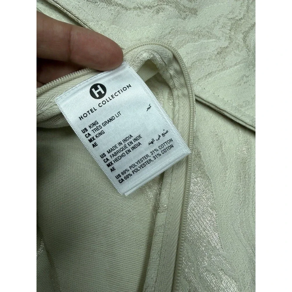 HOTEL COLLECTION Moonstone KING Duvet Cover + 2 King Shams $550